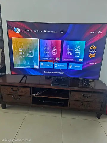 65-inch Curved Samsung Smart TV in excellent Working Condition