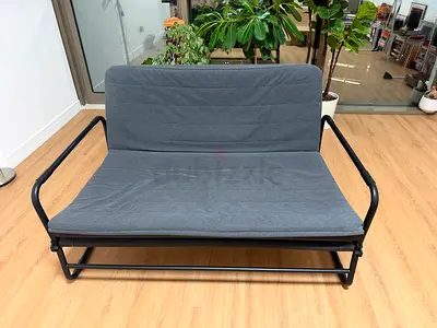 IKEA HAMMARN Sofa-Bed Knisa Dark Grey/black