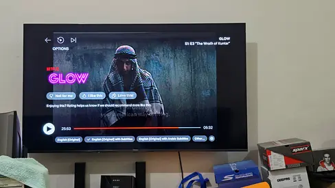 Hisense 60 inch Led 4k TV. Smart TV with Netflix and Prime + Many other Apps. Brand New condition