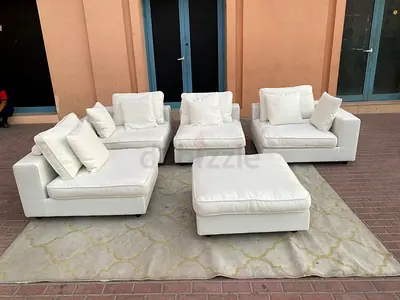 Marina Home Modular Sofa with footstool