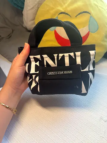 Small black canvas tote bag - GENTLEWOMAN brand from Thailand