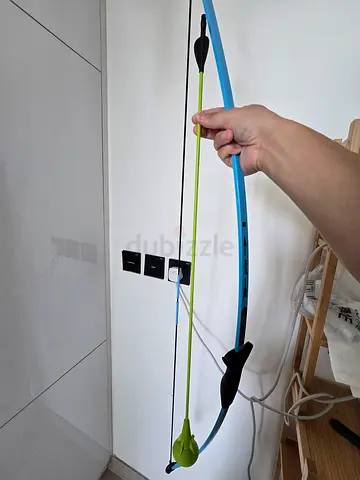 Kids Foam Bow and Arrow Set - Light Blue, Single Bow with 1 Arrow