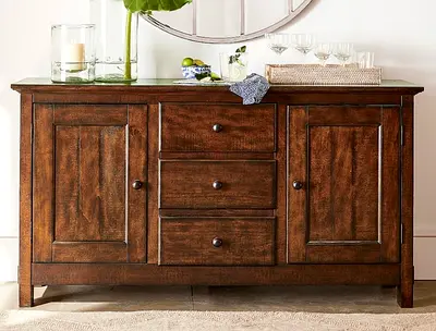Pottery Barn Benchwright Furniture Set – Round Table, Buffet  Console