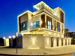 villa Modern corner design with two street frontages , plus roof . Registration fees+water+electrici