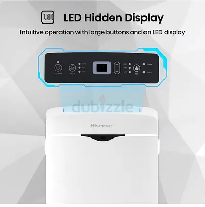 Hisense Portable Air Conditioner with LED Display - Good Condition