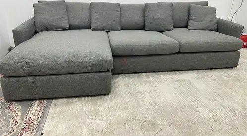 Amazing condition cratebarrel lshape sofa