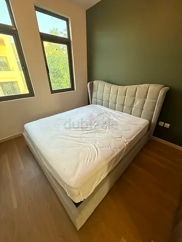 King Size home center bed and mattress with storage