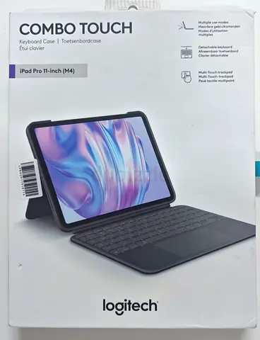 Combo Touch iPad Pro 11-inch (M4) M5 (2024) Keyboard Case -  Layout - Oxford Grey Brand New Never Us