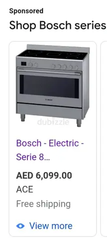 Bosch Series 8 Electric Cooker and Oven