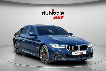 AED 2204/month | 2021 BMW 5-Series 540i | GCC Specs | Ref#493888
