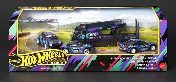 Hot Wheels Premium HKS Collectors Set