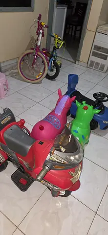 Bundle of kids ride-on toys and bicycles - used, good condition