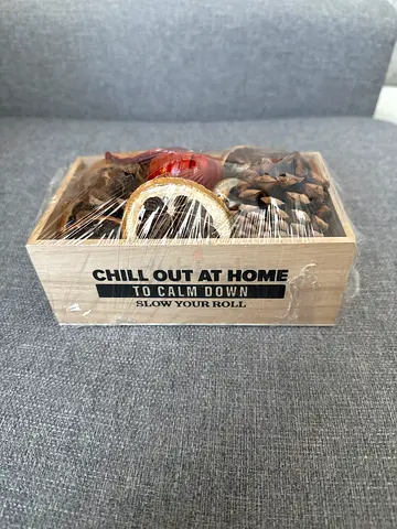 Decorative Potpourri Wooden Box - Chill Out At Home