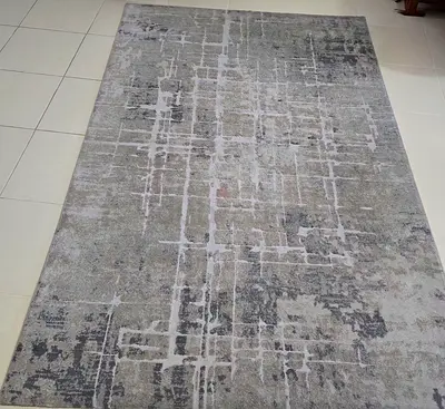 Light Grey Modern Area Rug - 150*230cm