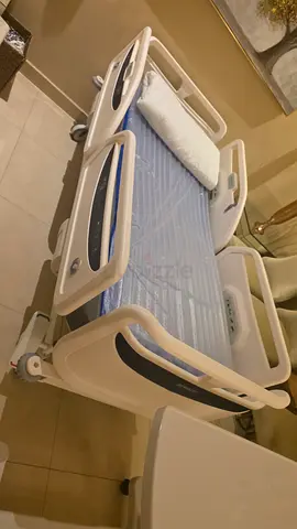 Used Electric Hospital Bed with Mattress and Side Rails - Excellent Condition