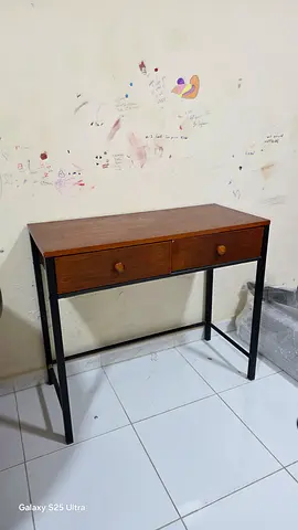 Wooden Study Desk / Console Table with 2 Drawers
