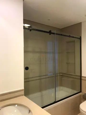 Shower glass partition