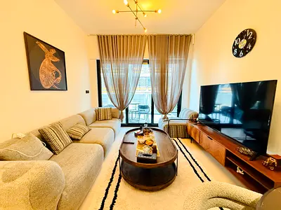 Fully Furnished// Huge Size 1-bhk Just 65k Rent with 2 Washrooms