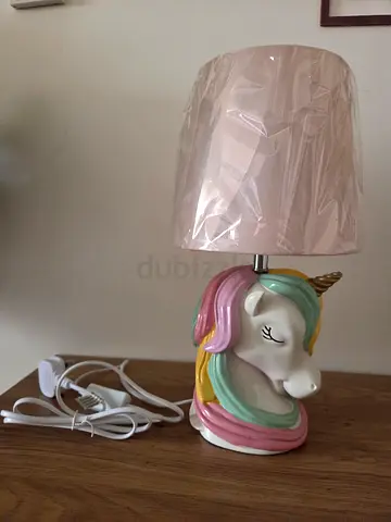 Vera Multicolour Unicorn Table Lamp