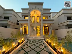 Classic villa on a 4350 sq ft plot with a pool and rooftop terrace. Price includes transfer fees.