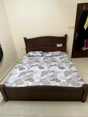Solid Wooden king size Bed with Mattress and 2 drawers / children bed frames
