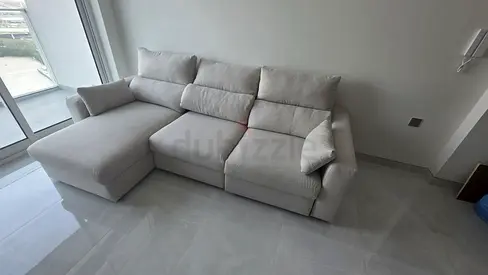 IKEA Esklstuna L Shape Sofa Bed Beige