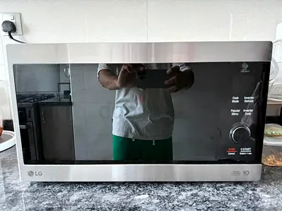 LG Stainless Steel Microwave Oven - Good Working Condition