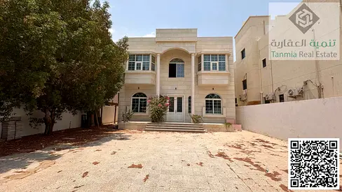 فيلا 5 غرف للإيجار المويهات 1 عجمان 6000 قدم أرض 4500 بناء 90 ألف درهم سنوياً