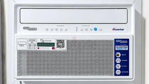 Used Super General Inverter Window Air Conditioner - Excellent Working Condition