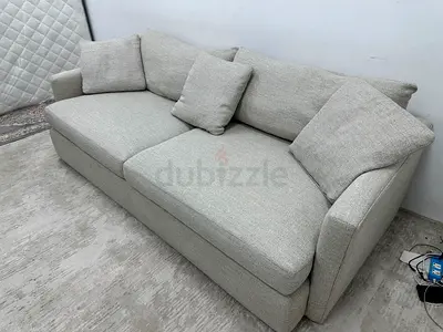 Like new condition cratebarrel three seater sofa