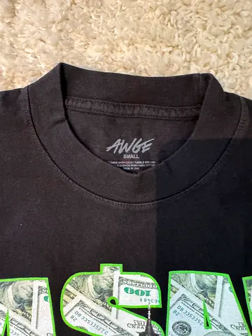 ASAP ROCKY Limited Edition Lollapalooza 2022 (Paris) Black Print T-Shirt (M) - Perfect Condition