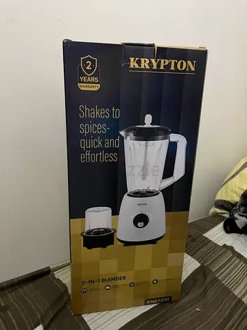 Krypton 2-in-1 Blender  Grinder - White (brand new in box)