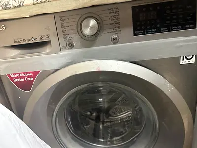 LG Front Load Washing Machine 6kg Direct Drive - Silver