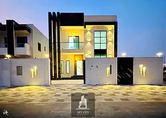 Modern villa for sale in Al Helio 2, Ajman, located near Al Zahya Roundabout in a prime residential 