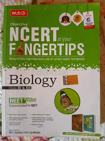 MTG NCERT Fingertips Biology (2025 ed.) and Chemistry (2026 ed.)