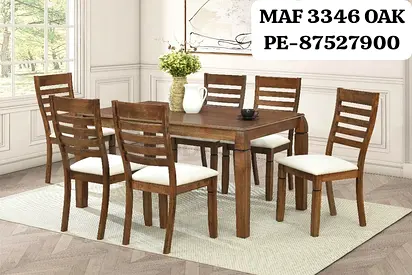 Brand new Solid wood Dinning Table with 6 Chairs Available