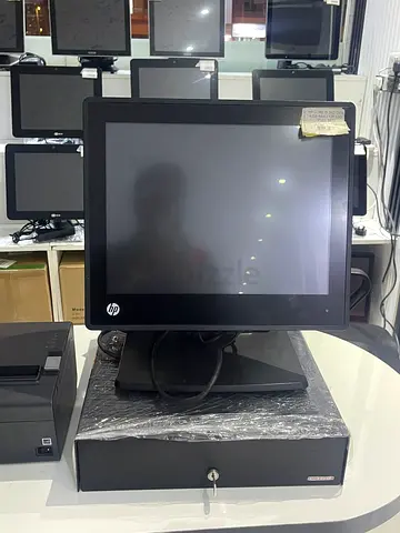 HP All-in-One POS Terminal with Cash Drawer - Good Working Condition