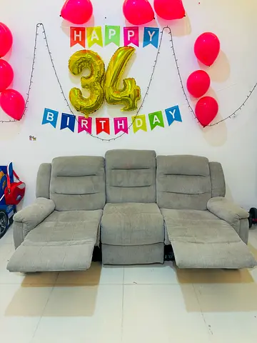 HomeBox Recliner 3 Seater Sofa