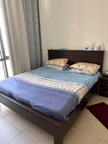 Urgent moving out sale - king Bed with mattress
