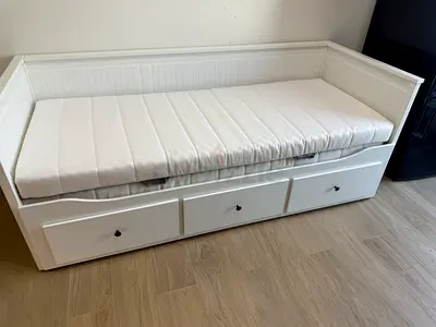 IKEA hemnes daybed frame with two IKEA mattress  Available in excellent condition  Size 80_200cm the