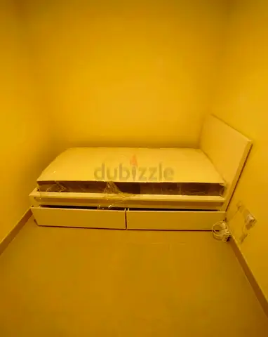 Ikea malm double bed with matters 2 storage