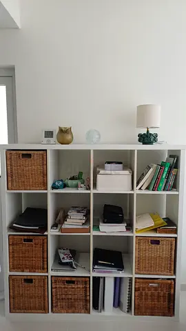 IKEA shelving unit, white