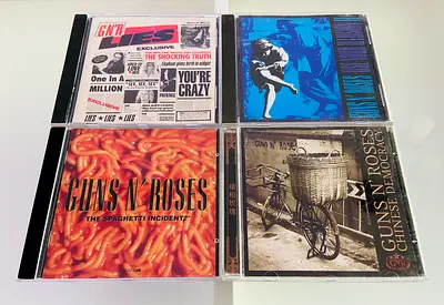 4 Gun$ N Rose$ Music CD’s