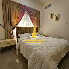 Luxury one-bedroom apartment in Ajman - Corniche - near Bahi Hotel - fully furnished with hotel-styl