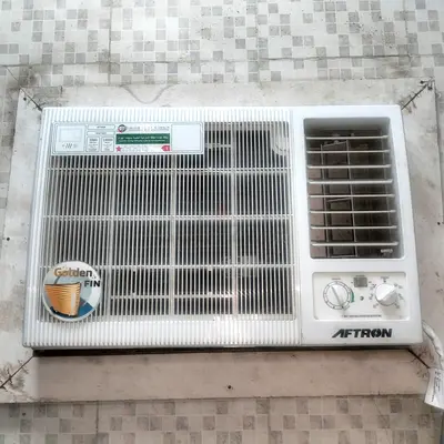 Aftron Window Air Conditioner Unit - Used, Working