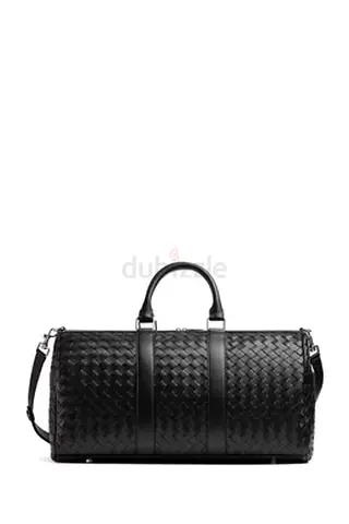 Bottega Veneta Cabin Duffle Bag In Intrecciato Leather