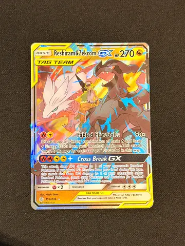 Pokemon Reshiram  Zekrom GX 157/236