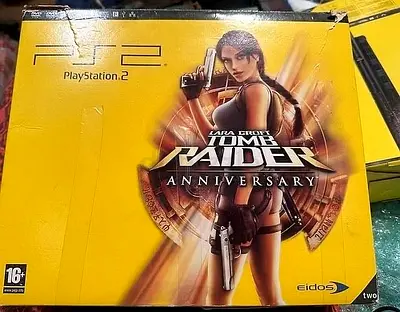 Sony Ps2 Tomb Raider Anniversary Very Rare Limted Editon Console
