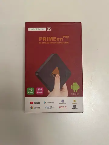 Android TV Box PrimeOTT Pro - Media Streaming Box (32GB, 4GB RAM)
