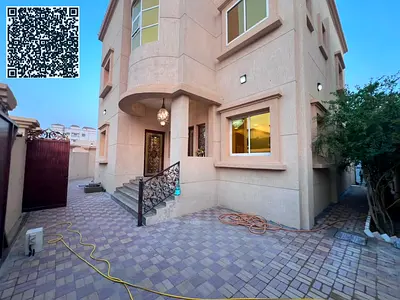 A spacious villa is available for annual rent in Al Rawda 3, Ajman, located in a prime residential area close to all essential services